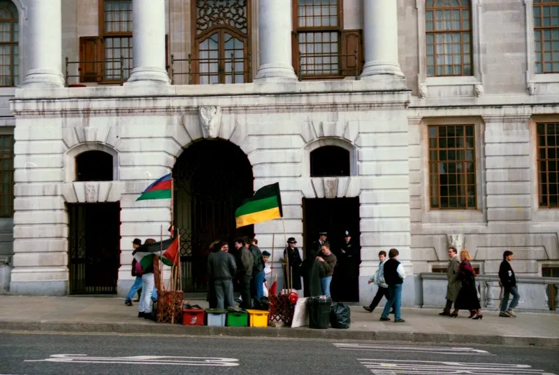 Jeremy Corbyn's 1984 Arrest at an Anti-Apartheid Protest in London